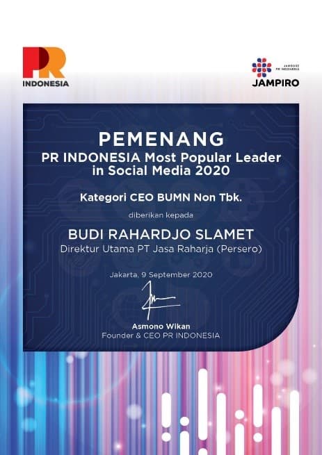 PR Indonesia Most Popular Leader in Social Media 2020
