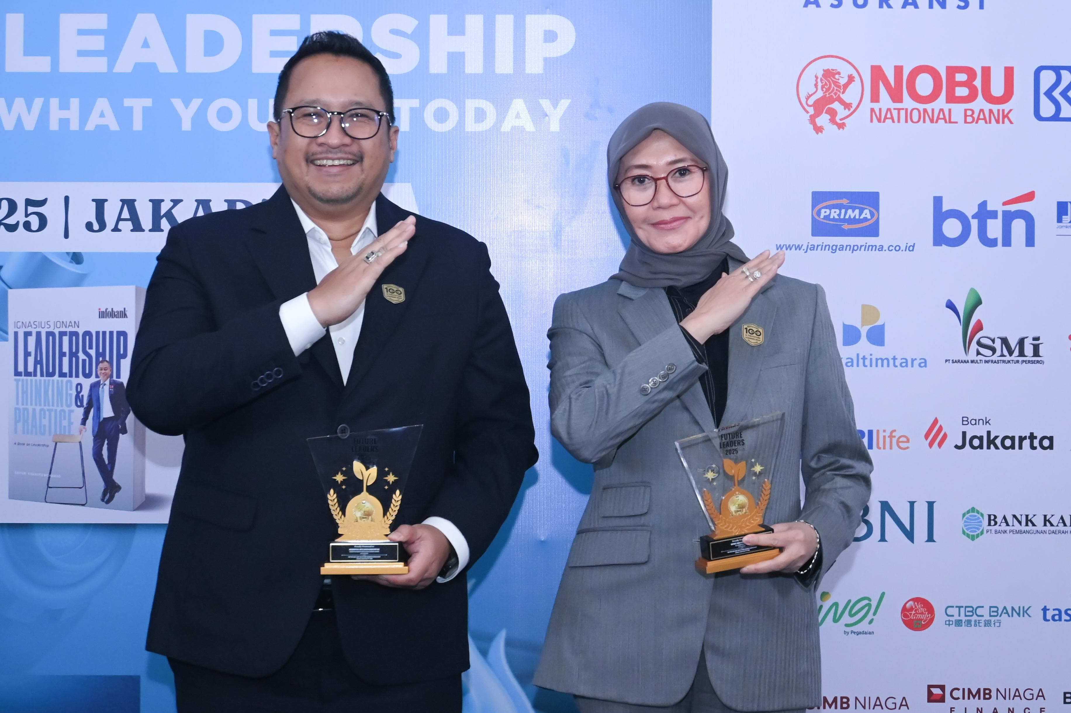 Dewi Aryani Suzana dan Harwan Muldidarmawan Terpilih Sebagai The Next Future Leader 2025 oleh Infobank Media Group