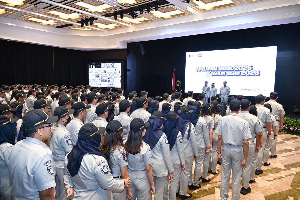 Jasa Raharja Gelar Apel Pengamanan Natal 2025 dan Tahun Baru 2026